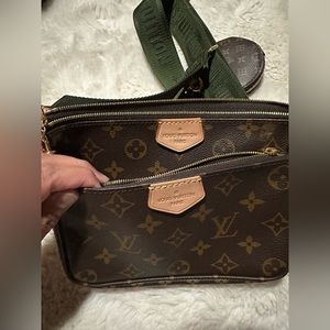 Authentic Louis Vuitton Multi Pochette Khaki (SOLD)